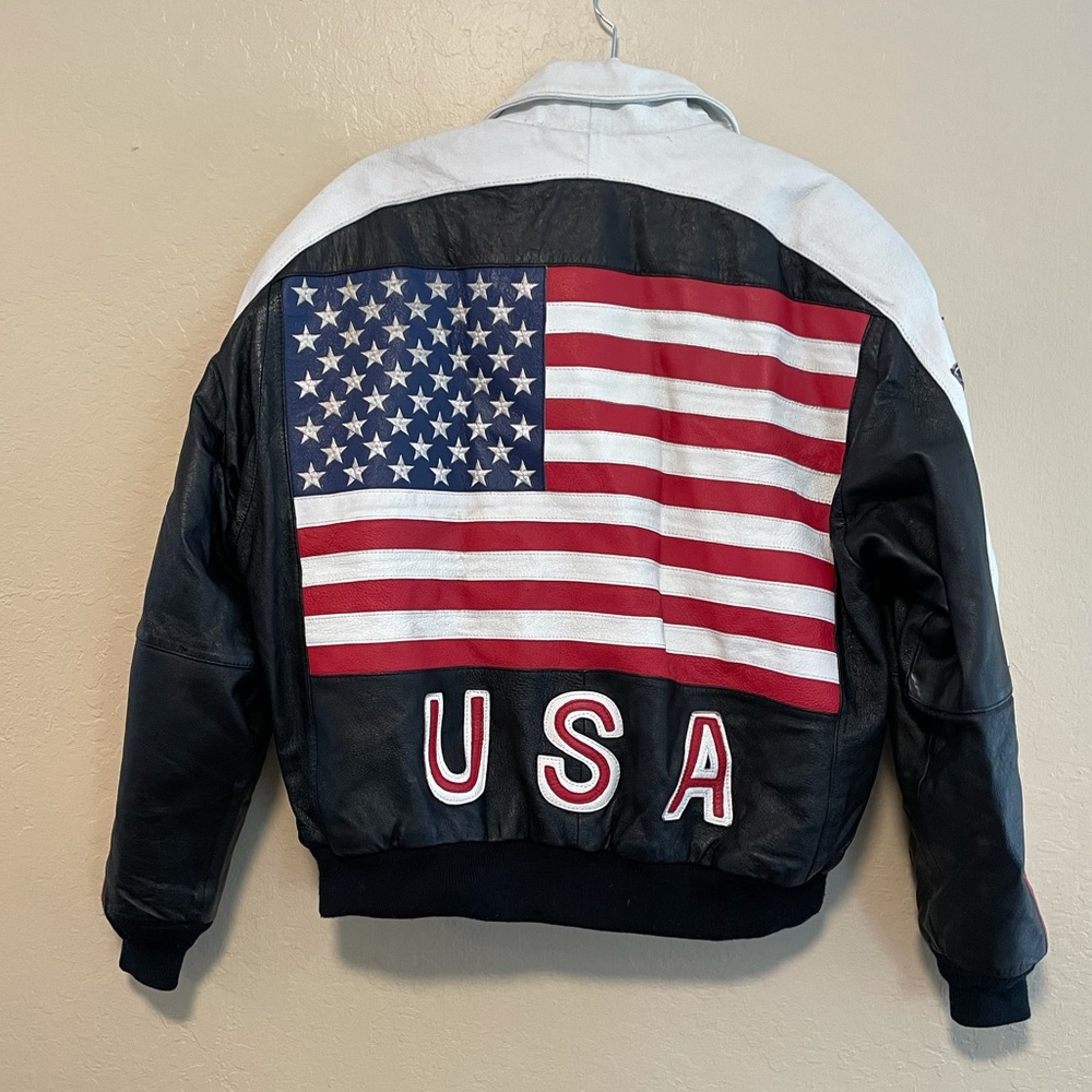 Men’s Wendel Leathers USA Jacket Size L